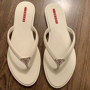 Prada flip flops